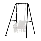 G TALECO GEAR Hammock Chair Stand,Heavy-Duty Steel Hammock Stand,Multi-Use Swing Stand for Outdoor Indoor，Hammock Chair not Include