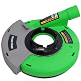 Diment Power Universal Surface Grinding Dust Shroud for Angle Grinder 7- inch. Collect Grinding Dust-Wood,Stone,Cement,Marble,Rock,Granite,Concrete