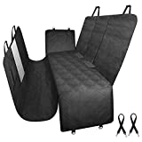 Dog Seat Cover XXL , KIMHY Extra Large 56' W x 94' L Dog Truck Back Seat Cover with Zippered Side Flap, Full Truck Protection-Doors & Backseat, Bench & Hammock Convertible for Large SUV & Trucks