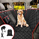 Dog Car Seat Cover for Back Seat, Back Seat Cover for Dogs with Mesh Window, 100% Waterproof Car Seat Covers for Dogs, Scratchproof Dog Seat Cover/Pet Seat Protector, Durable Dog Hammock for Car SUVs