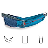 360 ThermaQuilt 3-in-1 Hammock Underquilt, Blanket and Sleeping Bag (Blue/Navy Blue)