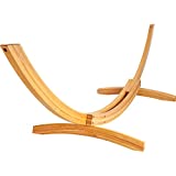 Hatteras Hammocks Deluxe Roman Arc Cypress 15 ft. Hammock Stand, Award Winning Design, Southern Cypress Wood, Rust Resistant Hardware, Handcrafted in The Carolinas, 450 Pound Weight Capacity