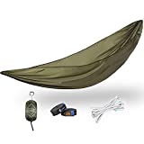 Onewind Premium Camping Hammock, Single Portable Hammock with Tree Straps for Travel, Camping, Backpacking and Hiking, Lightweight and Packable OD Green