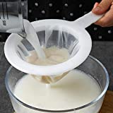 Kitchen Ultra-Fine Nylon Mesh Strainer I Plastic Sieve Filter Spoon For Soy Milk Coffee Milk Yogurt Juice Kefir coladores de cocina (200 Mesh)