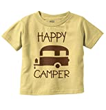 Happy Camper Outdoorsy Toddler Boy Girl T Shirt