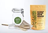 Coconut Cream Yogurt Starter Kit by Happy Gut Pro | Yogurt Maker for Non-Dairy Vegan Organic and Gluten-Free Thick Yogurt | Ready in 48hrs | Made in Canada