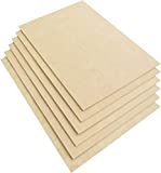 Premium Baltic Birch Plywood,3 mm 1/8'x 12'x 18' Thin Wood 6 Flat Sheets with B/BB Grade Veneer for DIY Arts and Crafts,Woodworking,Scroll Sawing Projects,Painting,Drawing,Laser Cutting Projects