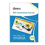 Hot Thermal Laminating Pouches 100 Sheets Large Quantity Packaging Laminator Sheets 11.5x17.5 - 100 Sheets Pack 3.5Mil for Sealed 11x17 Inches Document Uinkit
