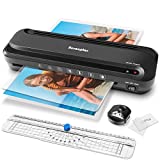 Laminator Machine, Herncptar 4-in-1 Thermal Laminator with 20 Laminating Sheets, Personal A4 Desktop Laminating Machine with Paper Trimmer and Corner Rounder for Office Home School