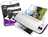 Purple Cows Hot and Cold 9' Laminator | Warms up in just 3 - 5 minutes with 50 pouches / pockets