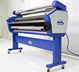 US Stock - 55 inch Full-auto Stand Wide Format Cold Laminator Heat Assisted Roll to Roll Large Format Laminating and Mounting Machine