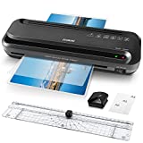Laminator Machine, ZUUKOO A4 Laminator,Two-Roll Systerm, 9-Inch Thermal Laminator with 30 Laminating Pouches, Paper Trimmer, Corner Rounder, 2 Mins Warm-up, for Personal, Home, School, Office