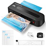 Kejector Laminator Machine, 9inch A4 Thermal Laminator Machine with Laminating Sheets 15 Pcs, 1-2 Min Fast Warm-Up, Corner Rounder Hole Puncher, Perfect for Home Office School Use