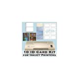 10 ID Card Kit - Laminator, Inkjet Teslin, Butterfly Pouches, and Holograms - Make PVC Like ID Cards