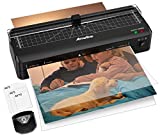 ANWIKE Laminator Machine, Laminate up to 9-Inch A4 Paper with 20 Thermal Laminating Pouches Sheets Trimmer and Corner Rounder for Home Office School Use, 90s Fast Warm-up