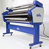 US Stock - 63in 1600mm Full-auto Wide Format Laminator Heat Assisted Large Format Cold Laminating Machine with Stand