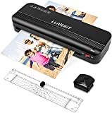LLIVEKIT Laminator Machine with 20 Laminating Sheets, 4 in 1 Thermal Laminator with Paper Trimmer and Corner Rounder, 9 inches Personal A4 Laminating Machine for Home Office School