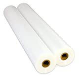 USI WrapSure Standard Thermal Roll Laminating Film, 1 Inch Core, 3 Mil, 25 Inches x 250 Feet, Clear, Gloss Finish, 2-Pack