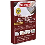 XFasten Self-Adhesive Laminating Sheets, 6 x 9 Inches, Pack of 100, 4.76 mil, Archival Safe and Yellowing Resistant Heavyweight Self Laminating Sheets