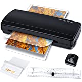 4 in 1 Laminator Machine, 9-Inch Thermal Laminator with 30 Laminating Sheet A4/A5/A6, Paper Trimmer and Corner Rounder, Personal Laminator for Teacher /Home /School /Office (Black)