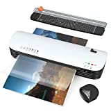 Dentoleid Laminator Machine 9inch, A4/A5/A6 Laminating Machine with 2 Mode (Code and Hot) for Teachers Home Office School Include 20 Pouches, Paper Trimmer, Corner Rounder, White