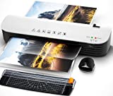 Laminator, A4 Laminator Machine, 4 in 1 Thermal Laminator for Home Office School Use, 9 inches Max Width, Quick Warm-Up, Paper Trimmer, Corner Rounder (15 Laminating Pouches)
