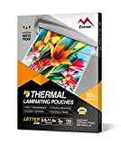 Everest Thermal Laminating Pouches, 8.9 x 11.4 - Inches, 3 Mil Thick, 110 - Pack, Letter Size Sheets, Clear(TH0300-01)