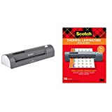 Scotch Thermal Laminator and Pouch Bundle, 2 Roller System, Laminate up to 9' Wide (TL901X) with Scotch Laminating Pouches, 100-Pack (TP3854-100)