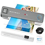 Laminator Machine, BONSEN A4 Hot and Cold Laminator, 9 Inches Portable Thermal Laminator Machine with Anti-JAM ABS Button, Fast Warm-up and No Bubbles for Home Office School