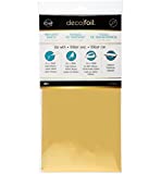 iCraft - 418561 Deco Foil Transfer Sheets, 6' x 12', Gold, 20 Piece