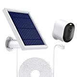 OLAIKE 3.5W 9V Solar Panel Compatible with Arlo Pro 3 /Arlo Pro 4/ Arlo Ultra/Ultra 2, WaterProof Outdoor Magnetic Power with 13ft/4m Cable(NOT Fits Arlo Pro 3 Floodlight and Arlo Essential Spotlight)