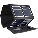 Kingsolar 40W Portable Solar Panel for Power Station,Foldable US solar cells Solar Charger with USB Output Waterproof Camping Travel Charger for Laptop Tablet GPS iPhone iPad Camera Other 5-18V Device