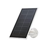 Arlo Certified Accessory - Solar Panel Charger (2021 Released) for Arlo Ultra, Ultra 2, Pro 3, Pro 4 and Pro 3 Floodlight Cameras, Weather Resistant, Adjustable Mount, Easy Installation,White-VMA5600
