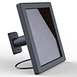 Solar Panel Compatible with HTZSAFE Solar Wireless Outdoor Motion Sensors - Amorphous Silicon Solar Panel, Continuous Power Supply Even in Rainy or Cloudy Days--Waterproof IP65,Adjustable Mount