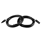 HQST 20Ft 10 AWG Adaptor Kit Solar Cable with Female and Male Connectors(1 Pair), Connect Solar Panel and Charge Controller. Maximum Passing Current: 23.5A