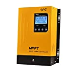 60A MPPT Solar Charge Controller 12V24V48V Auto Battery Regulator Solar Panel Max 150V Input for Lithium, Sealed, Gel, and Flooded Batteries (Yellow)