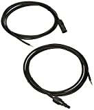 Renogy 10ft 12AWG Adaptor Kit Solar Cable PV with Female and Male Connectors, Connect Solar Panel and Charge Controller,1 Pair