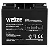 Weize 12V 20AH Lead Acid Battery Replace UB12200 FM12200 6fm20 EXP12200 12V 20AH 22AH Batteries