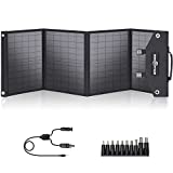 ROCKPALS SP002 Foldable 60W Solar Panel Charger for Jackery Explorer/Flashfish/MARBERO/BALDR/Paxcess Portable Power Station Generator and USB Devices, QC3.0 USB Ports