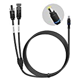 7FT Heavy Duty Cable Converting Solar Panel to DC 8mm Adapter, Waterproof Charging Kit for AIMTOM Rebel 440, GZ, Explorer 160 240 500 1000 or Solar Generators with 7.9mm Connector