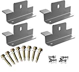 SUNER POWER Upgraded Solar Panel Mounting Z Brackets Kits for RV, Boat, Roof, Wall, etc
