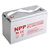 NP12V-100Ah 12 Volt 100Ah AGM SLA VRLA Rechargeable Battery, 1200+ Deep Cycle 100amp Battery,for Most Home Appliances, RV, Camping, Cabin, Marine, UPC, Trolling Motor and Off-Grid System