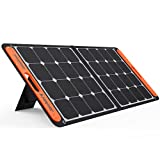Jackery SolarSaga 100W Portable Solar Panel for Explorer 240/300/500/1000/1500 Power Station, Foldable US Solar Cell Solar Charger with USB Outputs for Phones（Renewed））