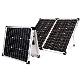 Go Power! GP-PSK-130 130W Portable Folding Solar Kit with 10 Amp Solar Controller