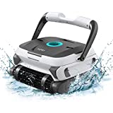 AIPER Automatic Pool Cleaner with Wall Climbing, Ideal for In-Ground Swimming Pools up to 50Ft, Tangle-Free Cord, Powerful Vacuum Suction, Auto Swerve Navigation, Twin Large Filters- Orca 1200 Pro