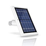 Wasserstein Solar Panel Compatible with Ring Spotlight Cam Battery, Ring Stick Up Cam Battery & Reolink Argus Pro (1-Pack, White) - Camera Not Included