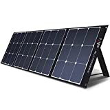 ALLPOWERS 200W Portable Solar Panel Charger Monocrystalline Foldable Solar Panel Kit with MC-4 Output Solar Power Battery for Solar Generator Outdoor Camping Off Grid RV Van