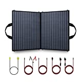 ALLPOWERS 100W Solar Panel, Foldable Solar Charger with MC4 Ports Portable Solar Panel for Solar Generators Power Station Camping RV 100 Watt Solar Panel Foldable