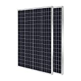 HQST 200 Watt 12V Monocrystalline Solar Panel High Efficiency Module PV Power for Battery Charging Boat, Caravan and Other Off Grid Applications 32.5 x 26.4 x 1.18 Inches (New Version)