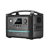 EF ECOFLOW Portable Power Station RIVER Max, 1.6hrs Fully Recharge 576Wh Backup Power with 3 x 600W (Peak 1200W) AC Outlets, Clean & Silent Solar Generator for Outdoor Camping RV (Solar Panel Optional)